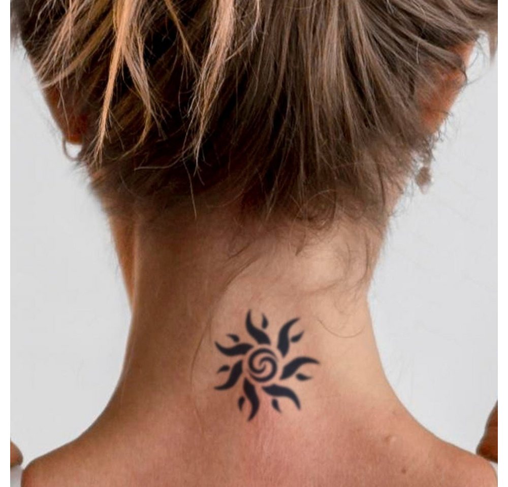 FOREVER NEVER Schmuck-Tattoo Sonne tribal von FOREVER NEVER