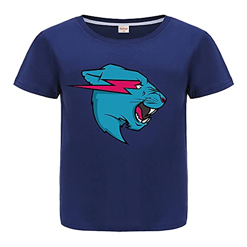 Forlcool YouTube Game Merch Jungen Mädchen T-Shirt Sommer 100% Baumwolle Top Tees, Marineblau / Blau, 9 - 10 Jahre von Forlcool