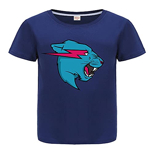 Forlcool YouTube Game Merch Jungen Mädchen T-Shirt Sommer 100% Baumwolle Top Tees, Marineblau / Blau, 11-12 Jahre von Forlcool