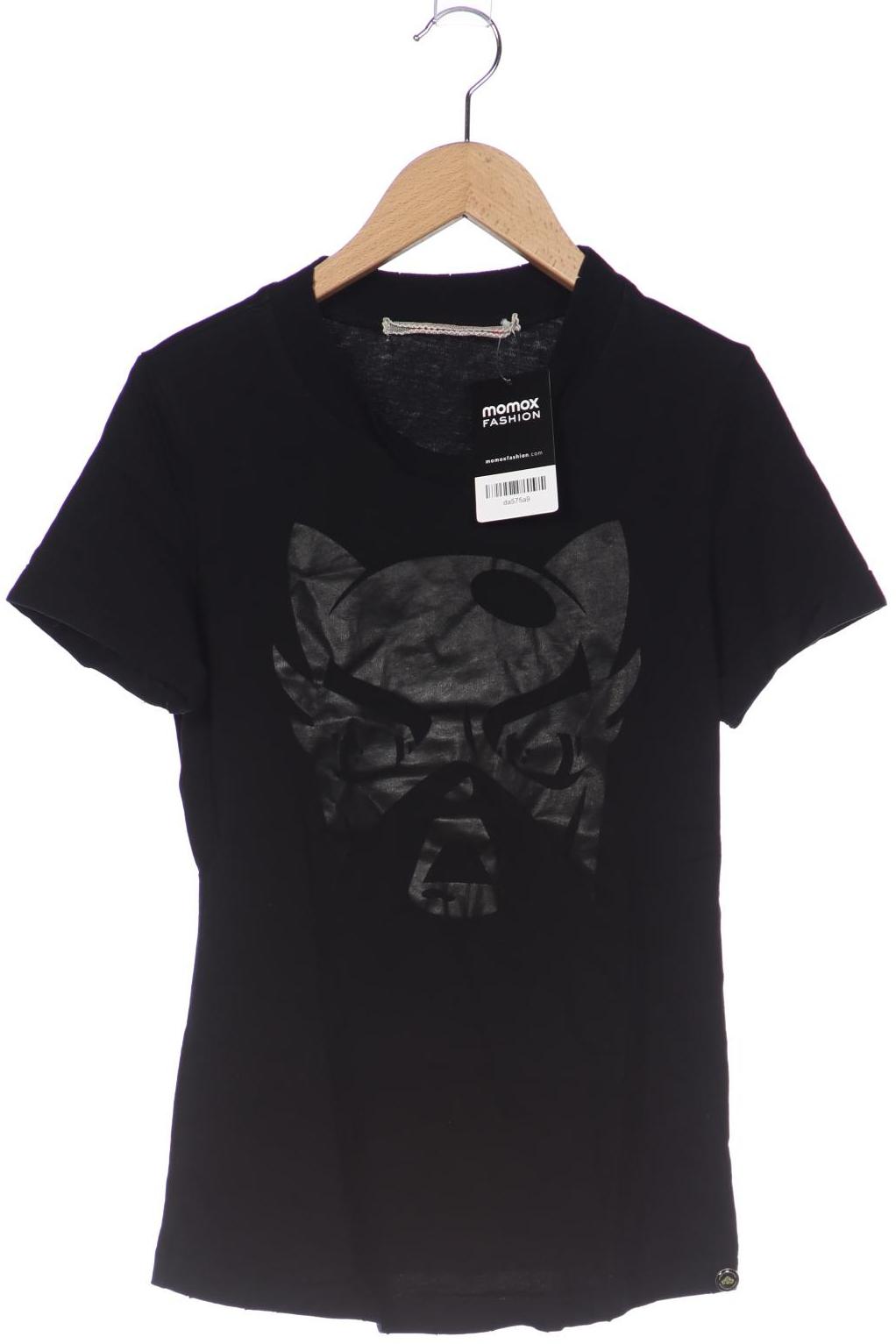 Fornarina Damen T-Shirt, schwarz, Gr. 36 von Fornarina