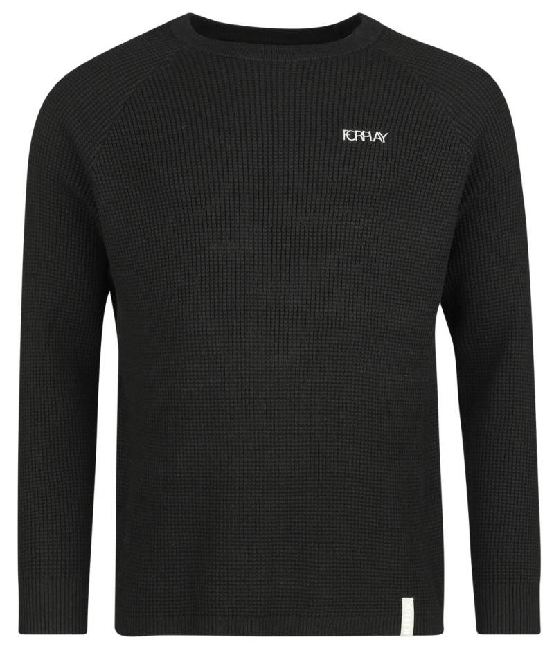 Forplay Elias Strickpullover schwarz in L von Forplay