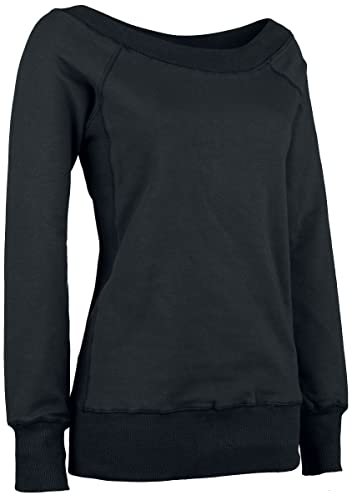 Forplay RED by EMP Damen schwarzer Sweater mit Rippbündchen XL von Forplay