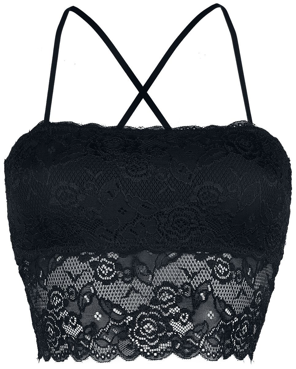 Forplay Top - Laced Top Bandeau - S bis XXL - für Damen - Größe XL - schwarz Forplay Top - Laced Top Bandeau - S bis XXL - für Damen - Größe XL - schwarz von Forplay