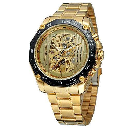 FORSINING Men's Automatic Self-Wind Analogue Display Watch with Stainless Steel Bracelet FSG8068M4G2 von FORSINING