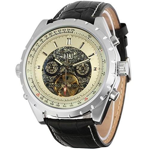 FORSINING Men's Dress Automatic Calendar Analogue Display Wrist Watch JAG212M3S1 von FORSINING