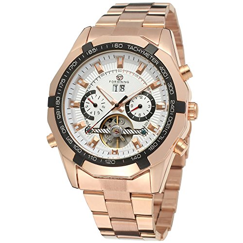 FORSINING Men's Fashion Tourbillon Autoamtic Mechanical Classic Wrist Watch FSG340M4R2 von FORSINING