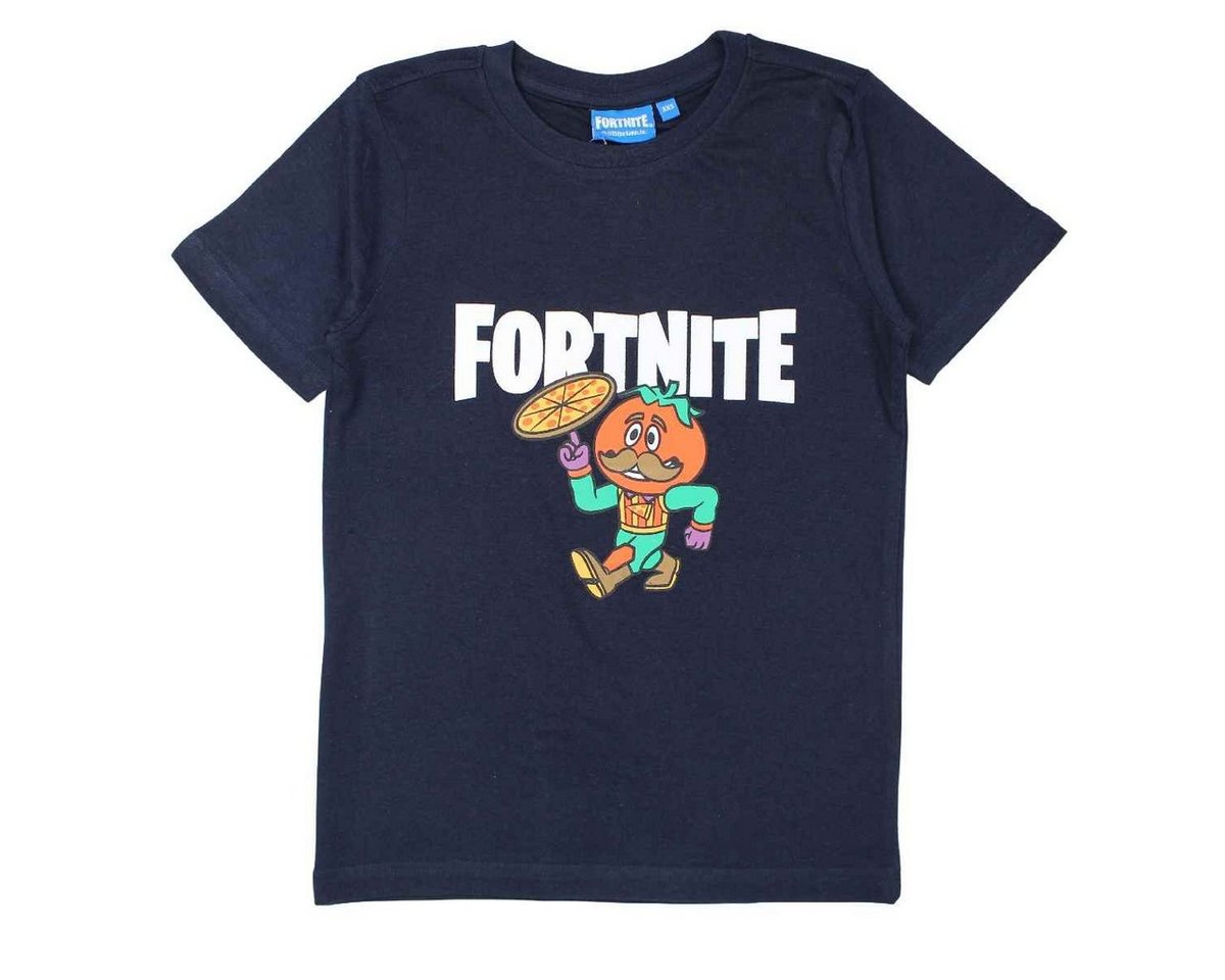 Fortnite T-Shirt Tomatenkopf Skin Jungen Kurzarmshirt in Größe 140-176 cm von Fortnite