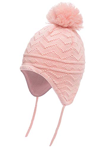 Foruhoo Baby Wintermütze Mädchen & Jungen Strickmütze Beanie Warm Mütze (Rosa,S 48) von Foruhoo