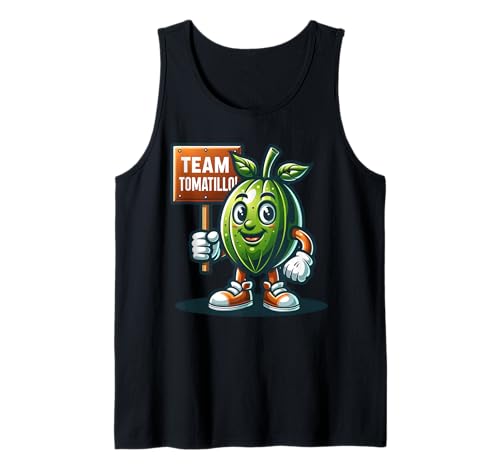 Team Tomatillo, mexikanische Schalen-Tomaten-Maskottchen, lustiges Gemüse Tank Top Team Tomatillo, mexikanische Schalen-Tomaten-Maskottchen, lustiges Gemüse Tank Top von Fossil Forward Homestead