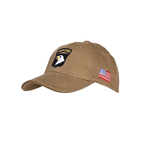 US Army Baseball Cap 506th PIR Parachute Infantry Paratrooper (Coyote) von Epic Militaria