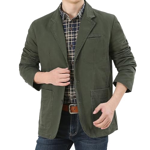 Foweknow Herren Sakko Baumwolle Blazer Freizet Leichte Sport Anzugjacke Mit Knöpfe Regular Fit Hochzeit Sakko Business Arbeitsjacke Modische Einfarbiges Sportjacke Outdoorjacke Foweknow Herren Sakko Baumwolle Blazer Freizet Leichte Sport Anzugjacke Mit Knöpfe Regular Fit Hochzeit Sakko Business Arbeitsjacke Modische Einfarbiges Sportjacke Outdoorjacke von Foweknow