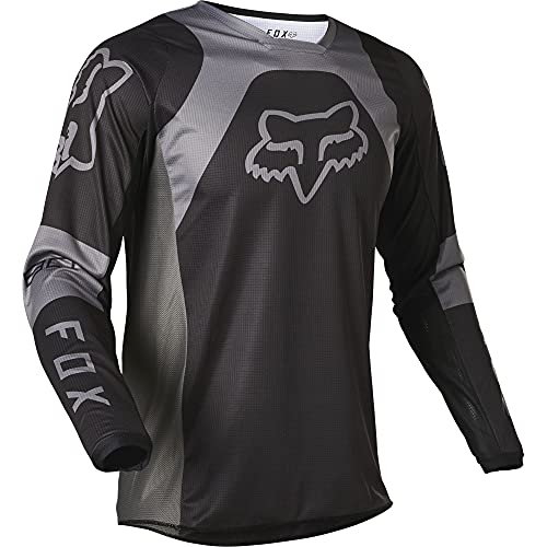 Fox Racing Herren 180 Lux Motocross Jersey, Schwarz/Schwarz, Medium von Fox Racing