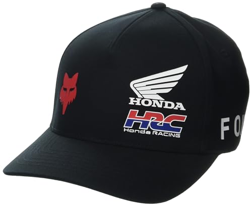 Fox Racing Herren Fox X Honda Flexfit-mütze Hut, Schwarz, Large von Fox Racing