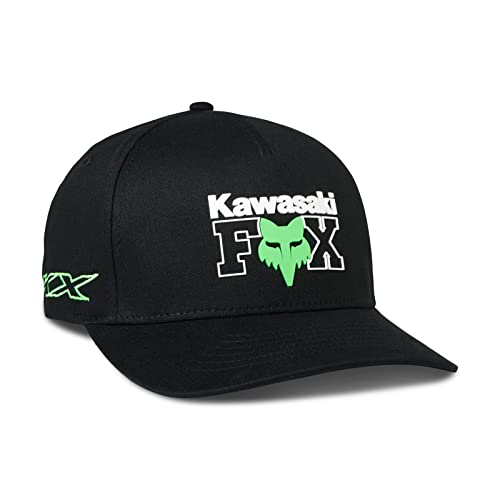 Fox Racing Herren X Kawi Fox Khaki Flexfit Mütze, Schwarz, Small von Fox Racing