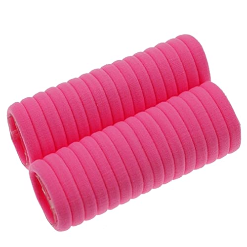 Stirnband Damen 4.3cm Frauen Werkzeuge Gummiband Haarseile Pferdeschwanzhalter Haarband Haarschmuck Elastische Haarband Headwear 30pcs / lot Stirnband Damen Winter (Size : Dark pink) von FrEshn