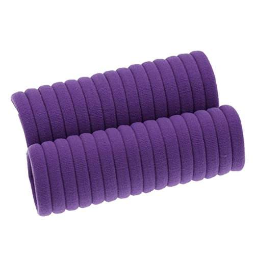 Stirnband Damen 4.3cm Frauen Werkzeuge Gummiband Haarseile Pferdeschwanzhalter Haarband Haarschmuck Elastische Haarband Headwear 30pcs / lot Stirnband Damen Winter (Size : Purple) von FrEshn