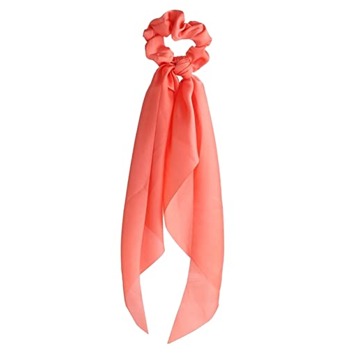 Stirnband Damen Mode Floral Print Scrhocken Solid Langes Haar Ribbon for Frauen Pferdeschwanz Schal Süßes elastisches Haarband Haar-Zubehör Stirnband Damen Winter (Size : CS63604) von FrEshn