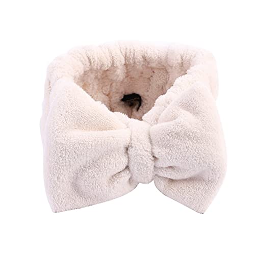 Stirnband Damen Winter Spa Badewanne Dusche Make-up Waschen Gesicht Kosmetik Stirnband Haarband Elastische Haarband Haarschmuck Gesichtswaschstirnband (Size : CD407) von FrEshn