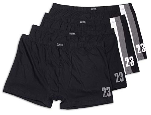 Frank Fields Herren Retro-Pants aus Baumwolle im sportlichen Design bis Größe 14/6XL 4er Pack, Farbe:grau, Größe:4XL von Frank Fields