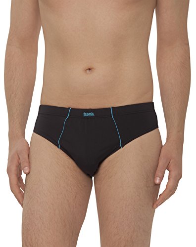 Frank Fields - Herren Slips aus Microfaser Unterhose ohne Eingriff aus Öko-Tex-Standard 100-4 Stück, Farbe:blau, Größe:L von Frank Fields