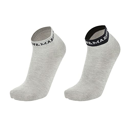 Franklin & Marshall Herren Socke-c100866 Socke, Light Grey Melange/Black, 39/42 EU von Franklin & Marshall