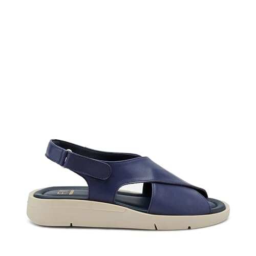 Frau Damen-Sandalen - Blau 50M1 Leder, blau, 37 EU von Frau