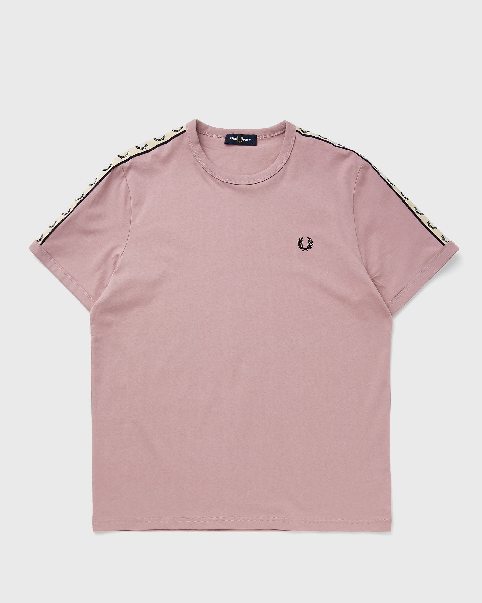 Fred Perry Contrast Tape Ringer T-Shirt men Shortsleeves pink in Größe:L von Fred Perry