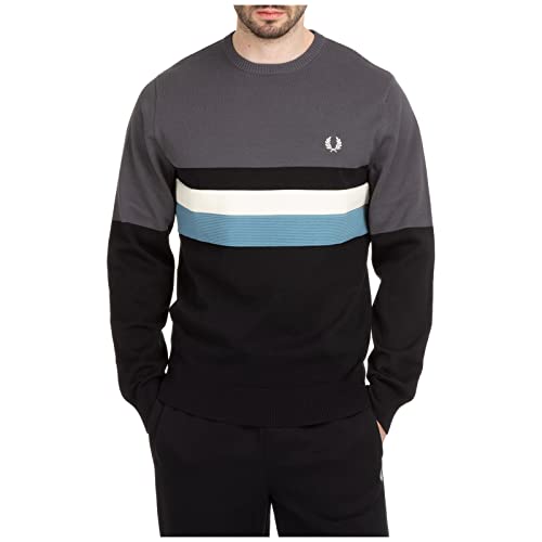 Fred Perry Herren Pullover Gunmetal S von Fred Perry