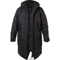 Fred Perry Herren Parka schwarz Mikrofaser unifarben von Fred Perry