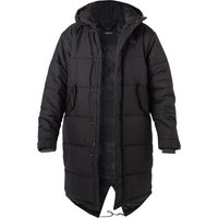 Fred Perry Herren Parka schwarz Mikrofaser unifarben von Fred Perry