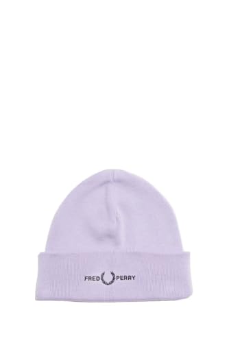 Fred Perry Klassische Mütze aus Baumwollmischung mit Logo in Lilac Soul – Einheitsgröße, Lilac Soul, One size von Fred Perry