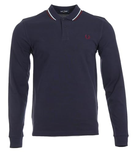 Fred Perry Langarm Polo Herren M3636 (DE/NL/SE/PL, Alphanumerisch, XXL, Regular, Regular) von Fred Perry