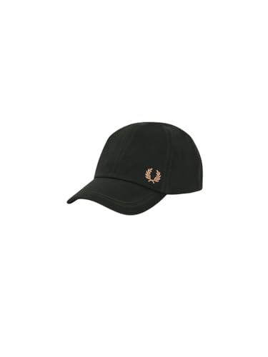 Fred Perry Pique Classic Unisex-Kappe mit Visier, Dunkelgrün., NGHGREEN/LGHRUST, One size von Fred Perry