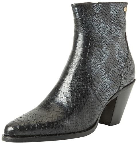 Fred de la Bretoniere Damen Blaire with Brogue Print Ankle Boot, Black, 41 EU Fred de la Bretoniere Damen Blaire with Brogue Print Ankle Boot, Black, 41 EU von Fred de la Bretoniere