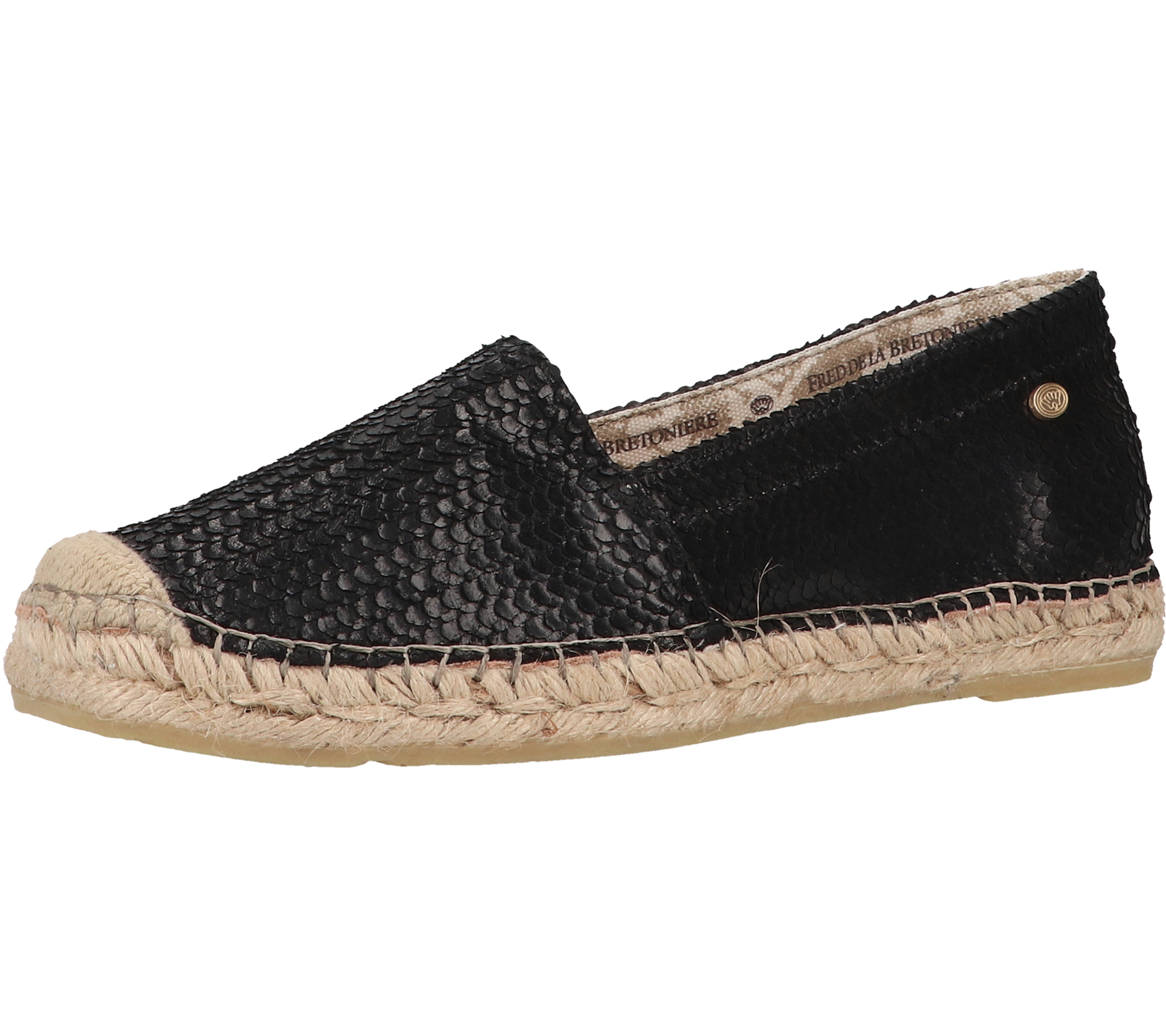 Fred de la Bretoniere Damen Echtleder-Halbschuhe modische Sommer-Schuhe 152010165 Schwarz Fred de la Bretoniere Damen Echtleder-Halbschuhe modische Sommer-Schuhe 152010165 Schwarz von Fred de la Bretoniere