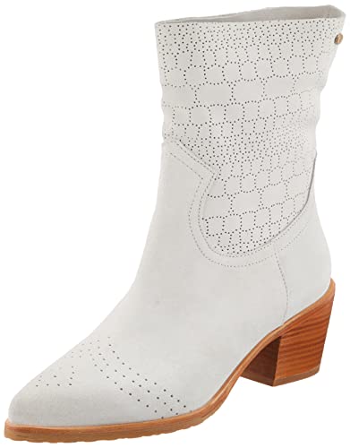 Fred de la Bretoniere Damen FRS1187 Western Ankle Boot Suede, Offwhite, 41 EU Fred de la Bretoniere Damen FRS1187 Western Ankle Boot Suede, Offwhite, 41 EU von Fred de la Bretoniere