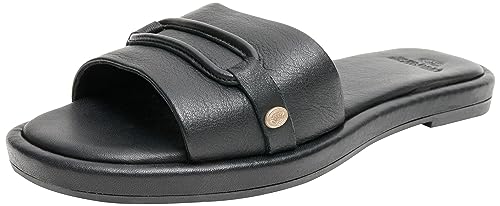 Fred de la Bretoniere Damen FRS1426 Slipper Soft Nappa Leather Flat Sandal, Black, 39 EU Fred de la Bretoniere Damen FRS1426 Slipper Soft Nappa Leather Flat Sandal, Black, 39 EU von Fred de la Bretoniere
