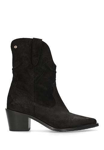 Fred de la Bretoniere Damen Jolie Western Bootie Ankle Boot, Black, 36 EU Fred de la Bretoniere Damen Jolie Western Bootie Ankle Boot, Black, 36 EU von Fred de la Bretoniere