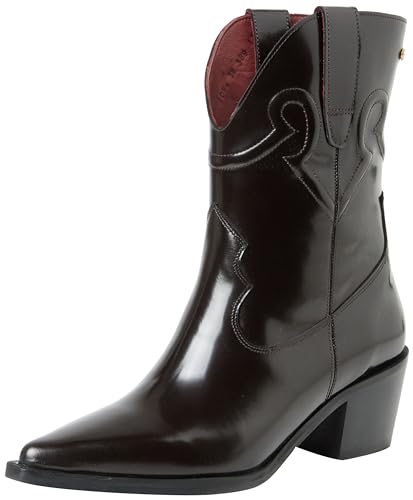 Fred de la Bretoniere Damen Jolie Western Bootie Ankle Boot, Dark Brown, 40 EU Fred de la Bretoniere Damen Jolie Western Bootie Ankle Boot, Dark Brown, 40 EU von Fred de la Bretoniere