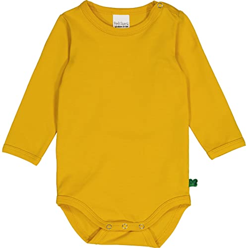 Fred's World by Green Cotton Baby Boys Alfa l/s Body Base Layer, Sonic Yellow, 56 von Fred's World by Green Cotton