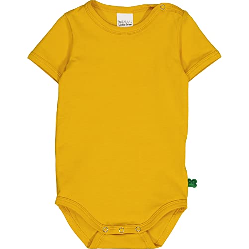 Fred's World by Green Cotton Baby Boys Alfa s/s Body Base Layer, Sonic Yellow, 86 von Fred's World by Green Cotton