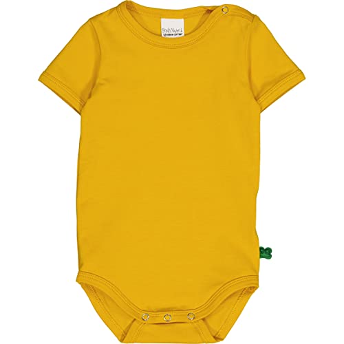 Fred's World by Green Cotton Baby Boys Alfa s/s Body Base Layer, Sonic Yellow, 98 von Fred's World by Green Cotton