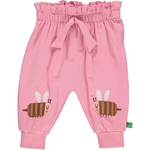 Fred's World by Green Cotton Baby Girls Bumblebee high Waist Pants Jogger, Pink, 80 von Fred's World by Green Cotton