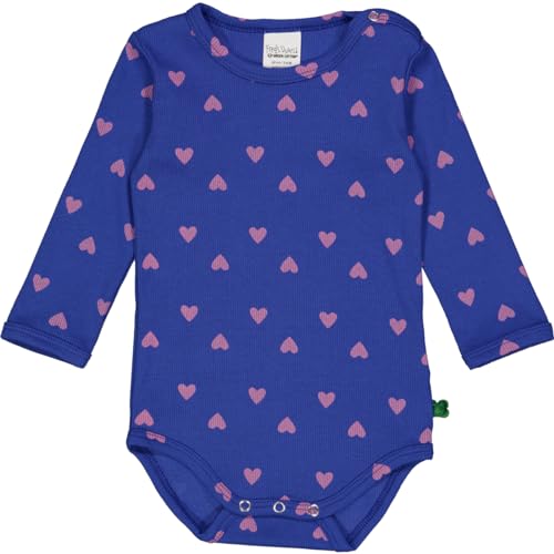 Fred's World by Green Cotton Baby Girls Heart l/s Body Base Layer, Star Blue/Pink Haze, 68 Fred's World by Green Cotton Baby Girls Heart l/s Body Base Layer, Star Blue/Pink Haze, 68 von Fred's World by Green Cotton
