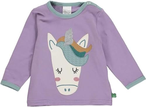 Fred's World by Green Cotton Baby Girls Hello Unicorn l/s T-Shirts and Tops, Orchid, 92 von Fred's World by Green Cotton
