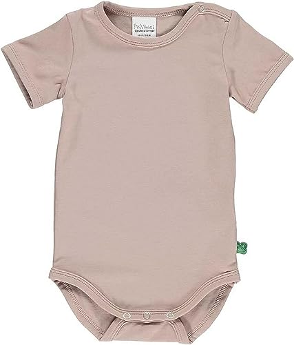 Fred's World by Green Cotton Baby - Mädchen Alfa S/S Body Baby and Toddler Sleepers, Rose Wood, 56 EU von Fred's World by Green Cotton