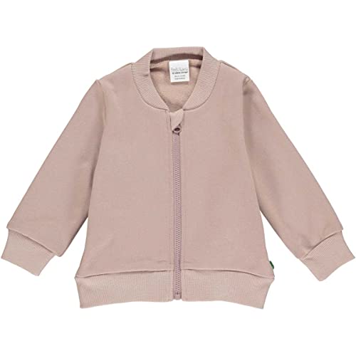 Fred's World by Green Cotton Baby - Mädchen Cardigan Baby Sweatshirt, Rose Wood, 68 EU von Fred's World by Green Cotton