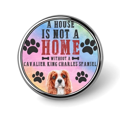 Freecustom Anstecknadeln aus Emaille, mit Aufschrift "A House Is Not A Home Without A Dackel", für Rucksäcke, Tiermotto-Abzeichen, Hundebesitzer, Geschenk, künstlerische Hundeliebhaber, Abzeichen, von Freecustom