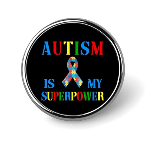 Freecustom Autism Is My Superpowerenamel Pins Sets Autismus Bewusstsein Hut Pins Autismus Flagge Autismus Kind Button Pins Abstrakter Autismus Leben Belohnung Pin für Studenten Kinder Lehrer von Freecustom