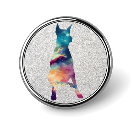 Freecustom Dalmatiner Hund Sternenhimmel Pins Sets Hund Tier Hundeliebhaber Button Pins Anstecknadel Hund Mutter Geschenk benutzerdefinierte Knöpfe Abstrakte Haustier Tier Revers Pins Zubehör für von Freecustom